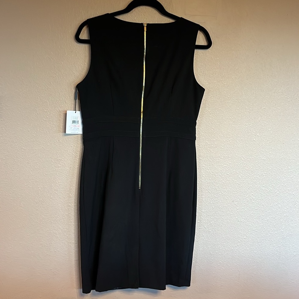 Calvin Klein black sheath dress. Size 10 - Picture 3 of 11